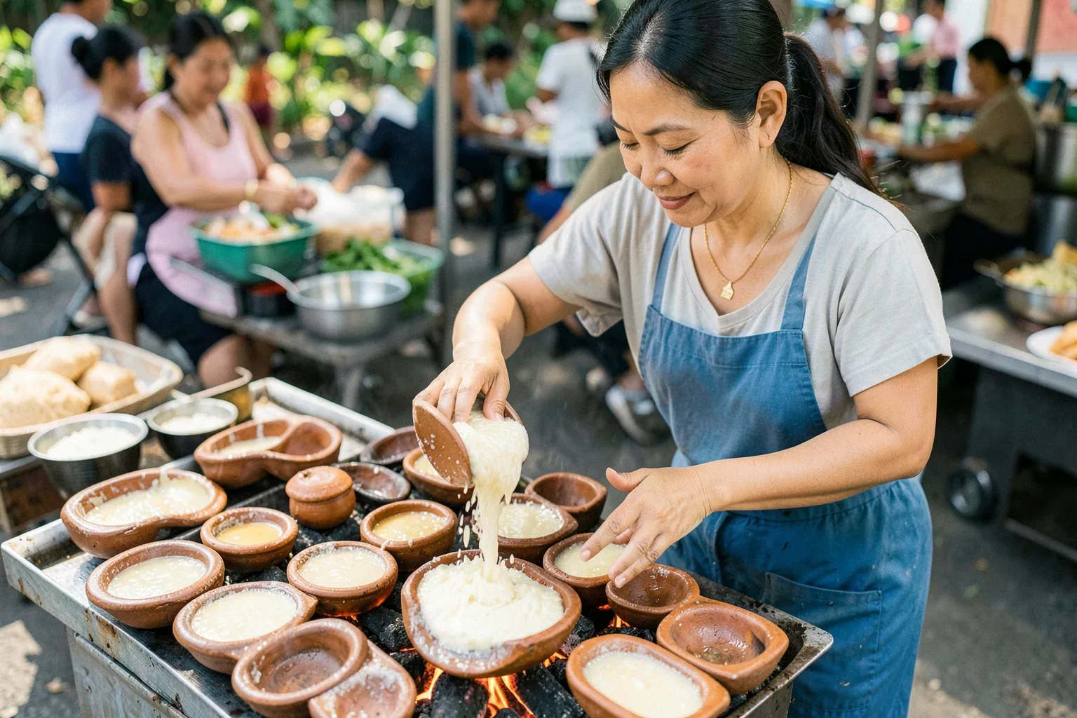 Bánh căn Phan Rang và bánh căn Nha Trang: ăn đúng kiểu, chấm đúng nước