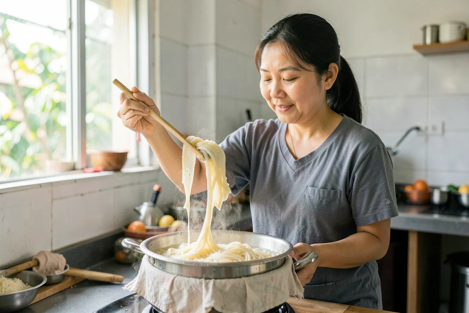 Bánh cuốn Thanh Trì và bánh cuốn nóng: hai món, hai cách ăn của Hà Nội
