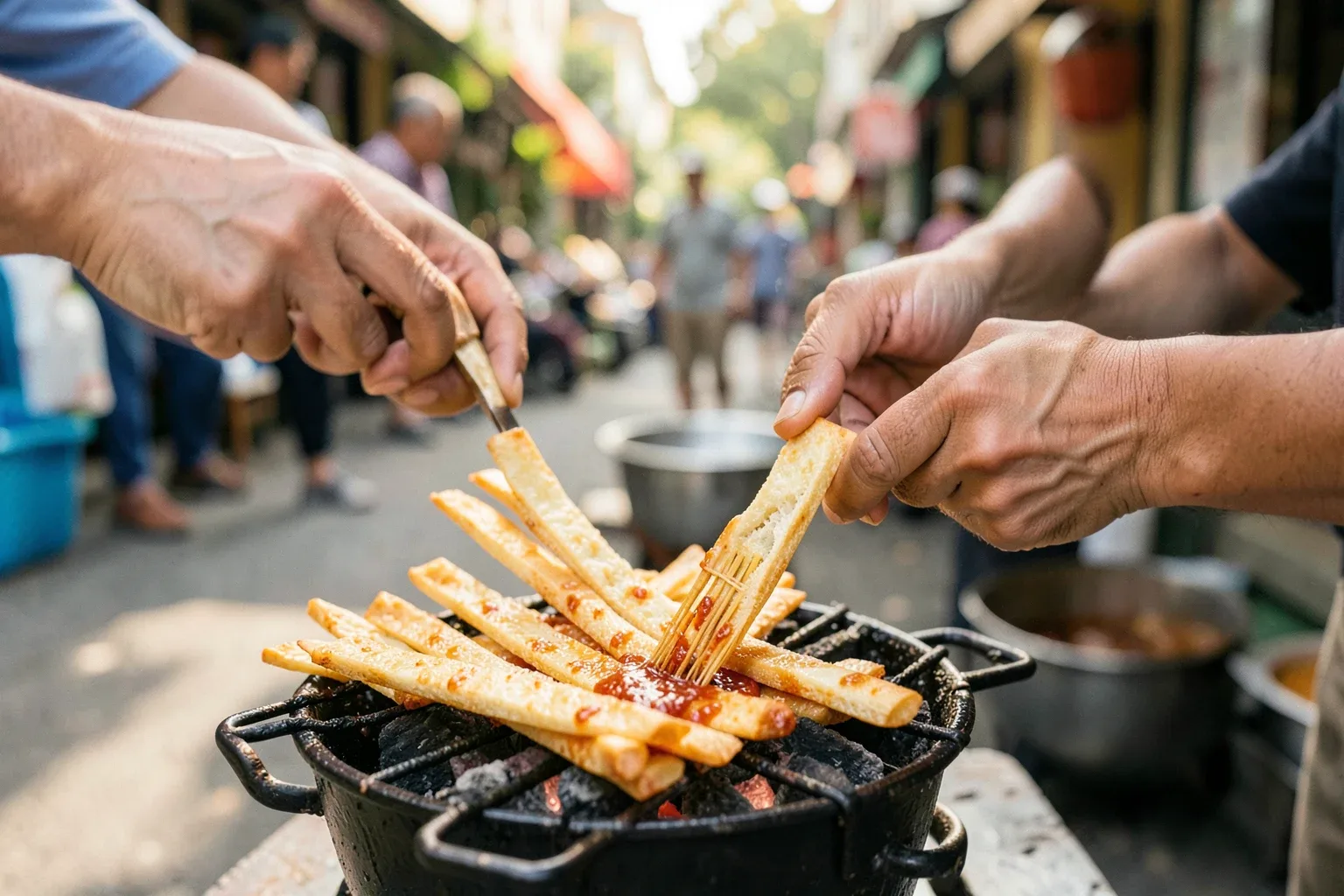 Bánh mì que Hải Phòng: pate, tương ớt cay và cách làm lại tại nhà