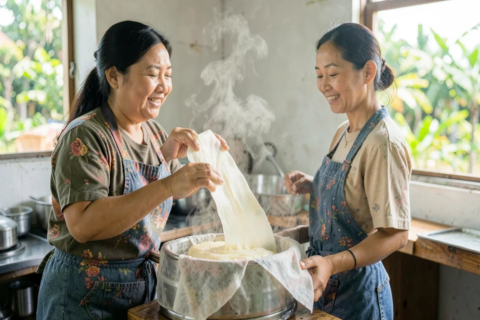 Bánh mướt Nghèn: bữa sáng mỏng như lụa của người Can Lộc, Hà Tĩnh
