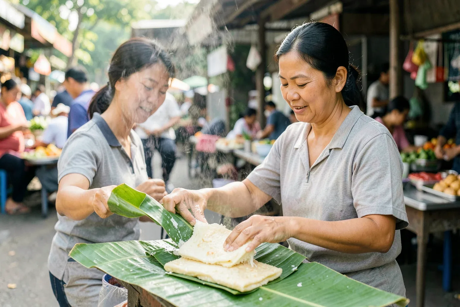 Bánh răng bừa Thanh Hóa: gói lá dài, nhân thịt mộc nhĩ và cách luộc