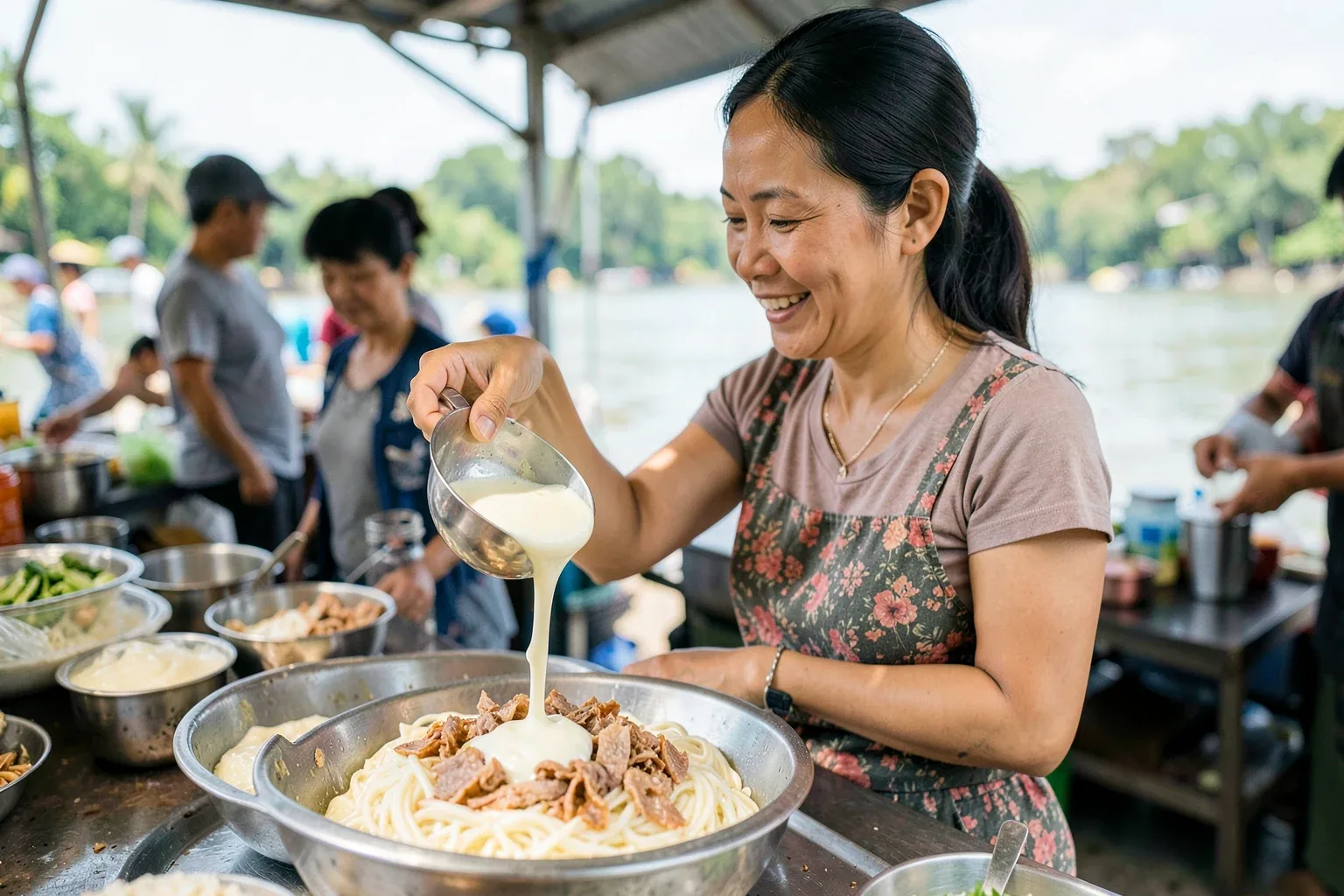Bánh tằm bì Ngan Dừa: ăn thế nào cho đúng điệu Bạc Liêu cũ