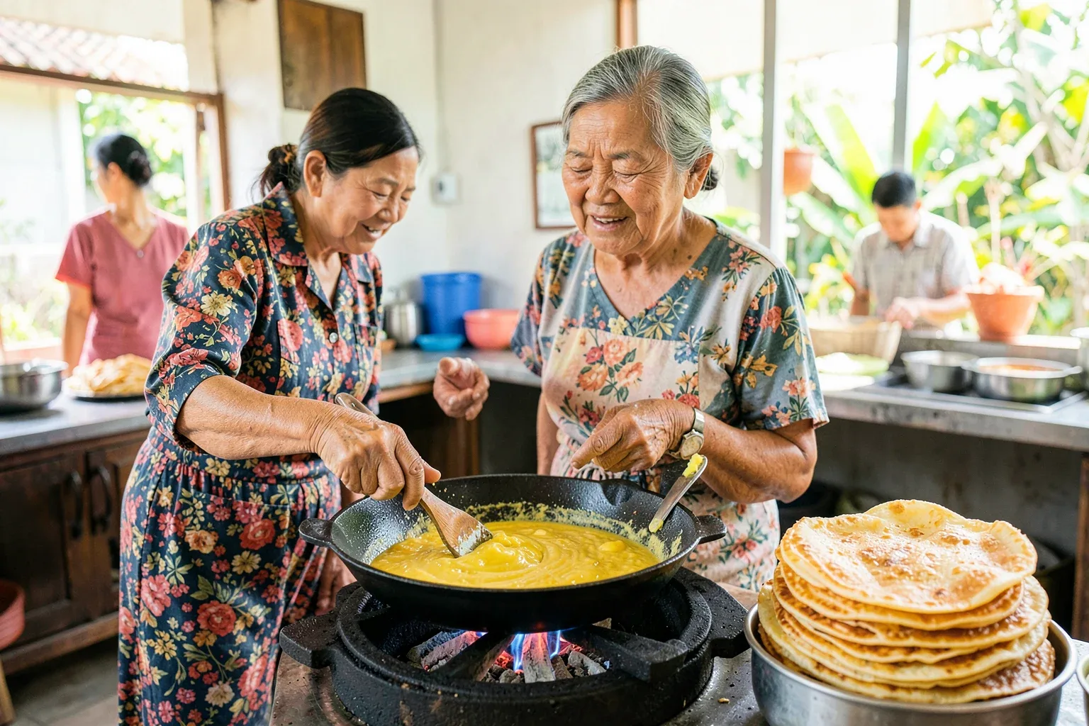 Bánh xèo miền Tây giòn lâu: tỷ lệ bột, cốt dừa và cách giữ lửa
