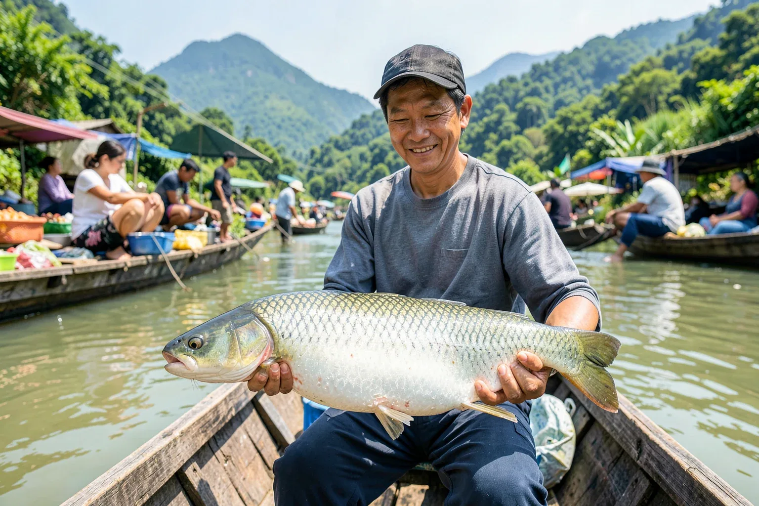 Cá bỗng sông Lô, sông Gâm: các món ngon và cách chế biến của người Tuyên Quang