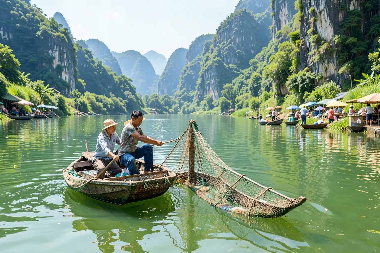 Cá lòng hồ sông Đà ở Quỳnh Nhai: lẩu cá, cá nướng và mùa cá ngon