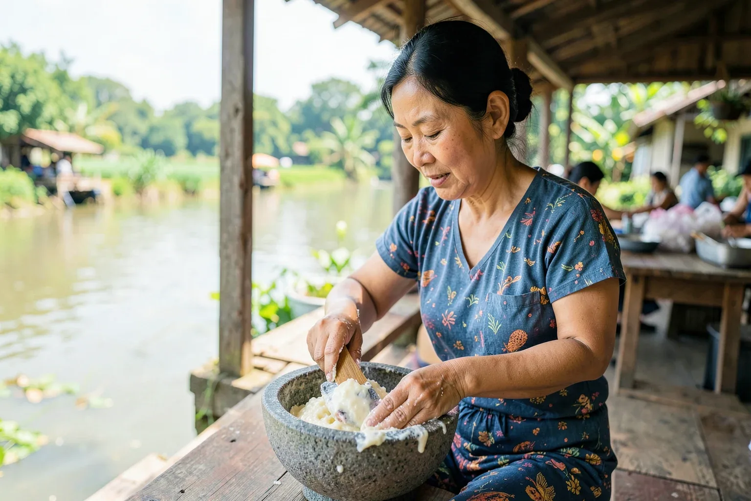 Cá thát lát Hậu Giang: chả cá quết tay, lẩu chả và món ngon từ con cá cườm