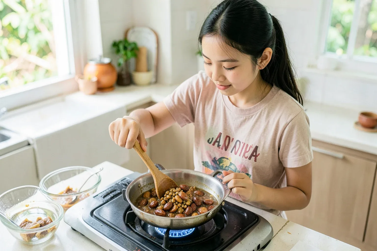 Chè long nhãn hạt sen kiểu Hưng Yên: nấu tại nhà cho hạt bở, nước trong