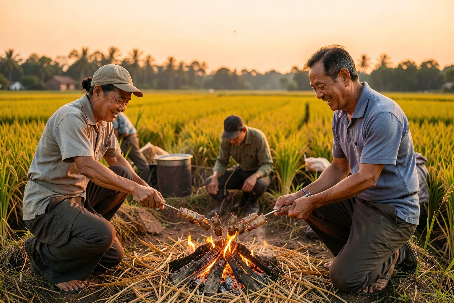 Chuột đồng mùa gặt ở Đồng Tháp: nướng, xào lăn và chọn chuột sạch cho an toàn