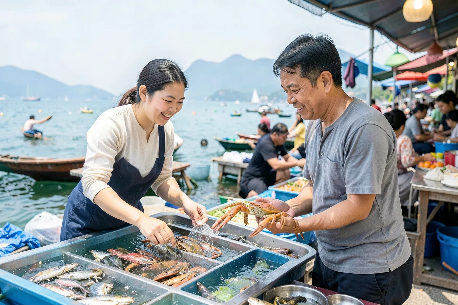 Đi du lịch ăn đặc sản: tránh đau bụng, ngộ độc và dị ứng hải sản
