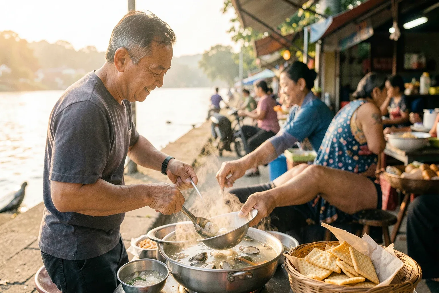 Don Quảng Ngãi: món sáng ven sông Trà Khúc và cách ăn cho đúng