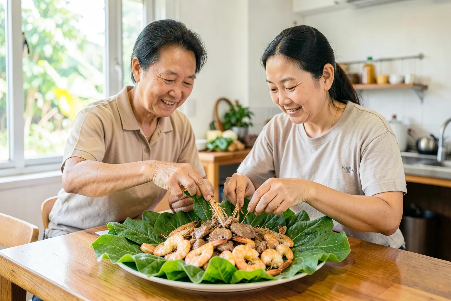 Gỏi lá Kon Tum: ăn hàng chục loại lá sao cho đúng cách