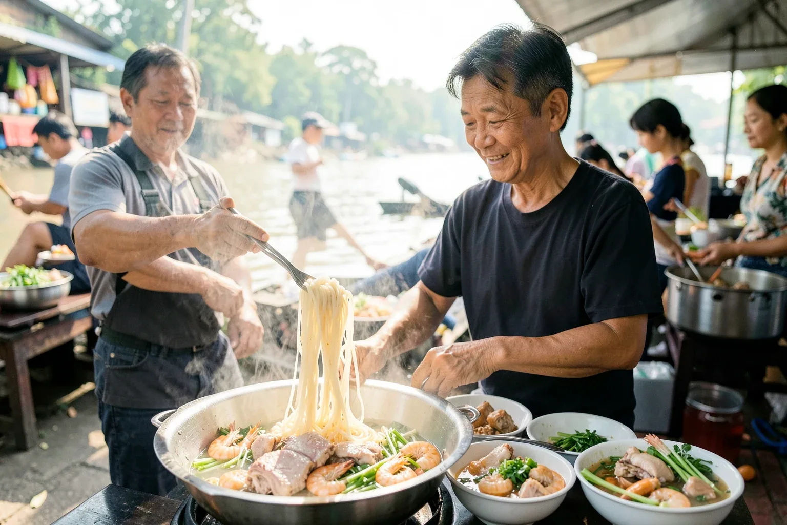 Hủ tiếu Mỹ Tho: ăn khô hay nước, gọi món thế nào và nấu nồi nước dùng tại nhà