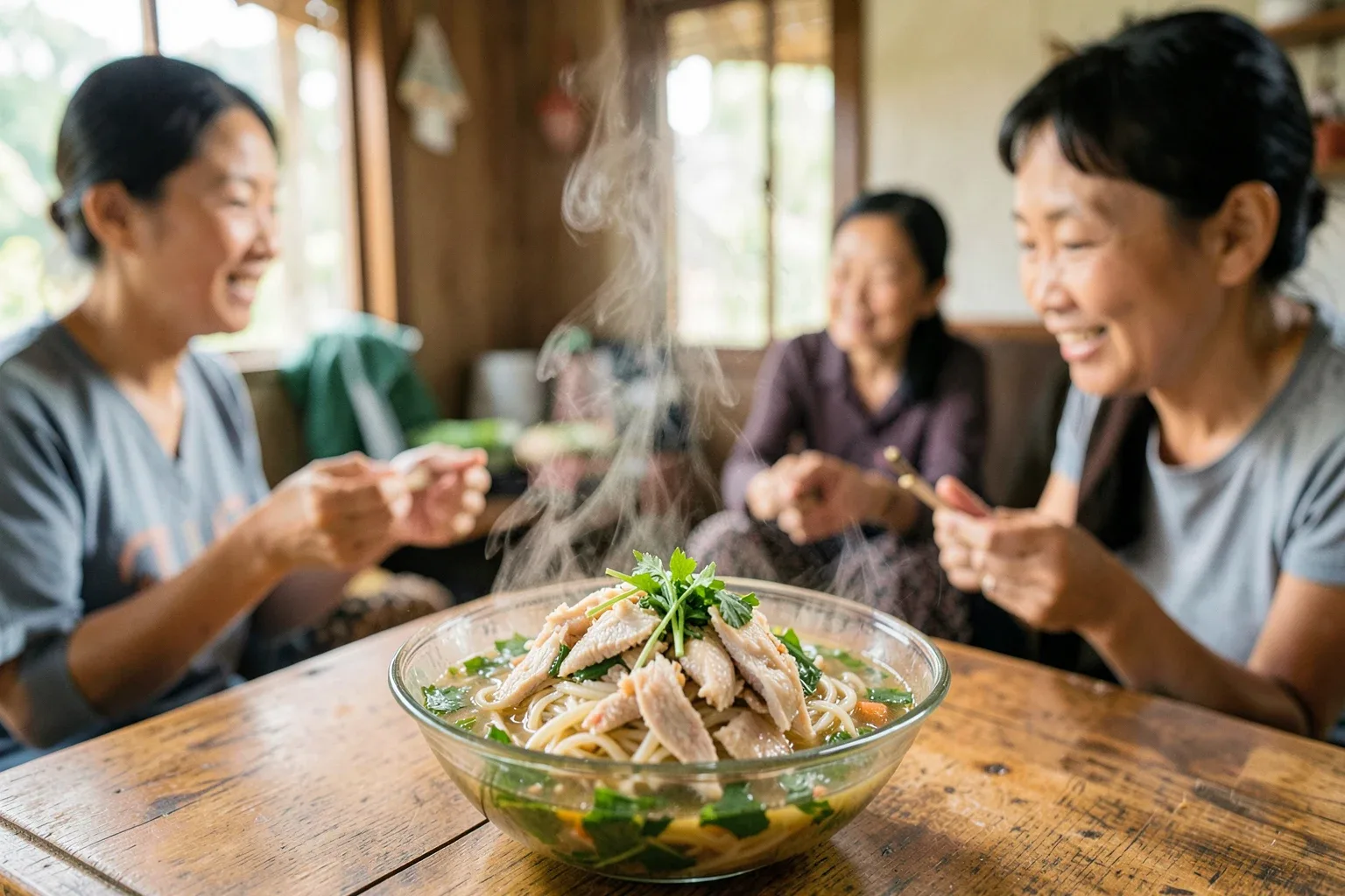 Miến dong Na Rì nấu món gì: miến gà, miến ngan, miến xào không nát