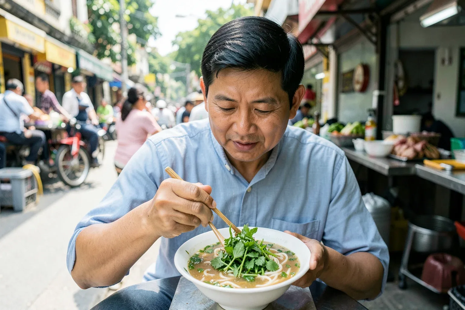 Muối trong tô phở, bát bún: ăn món nước Việt sao cho bớt mặn