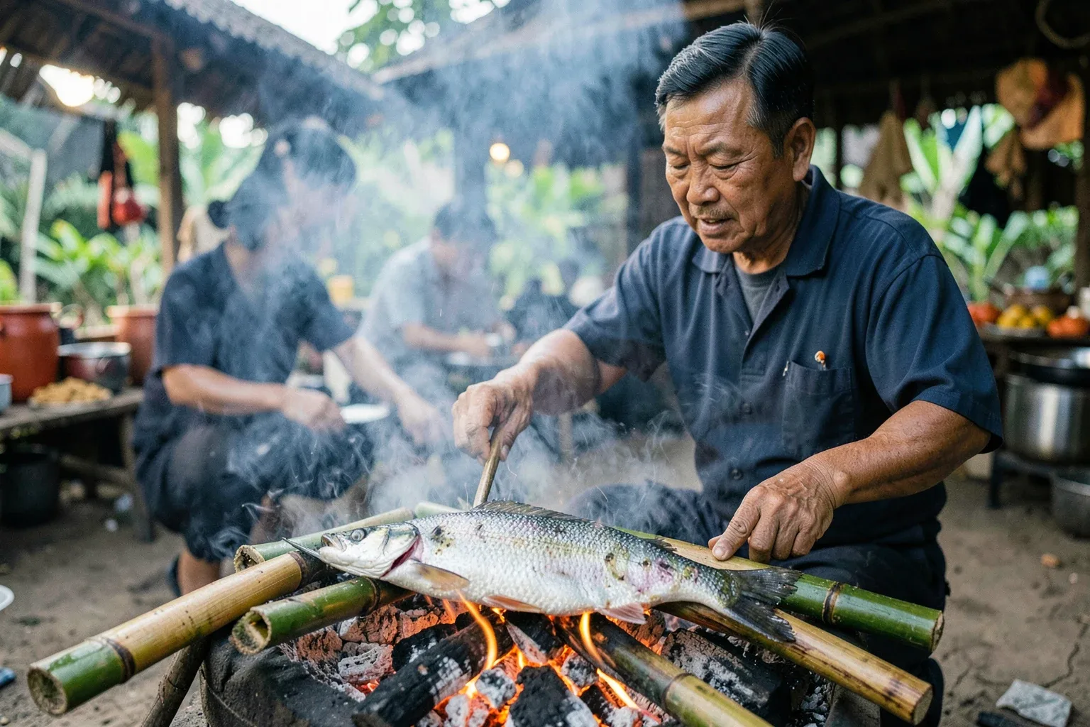 Pa pỉnh tộp: cá nướng gập đôi của người Thái Điện Biên và cách làm tại nhà