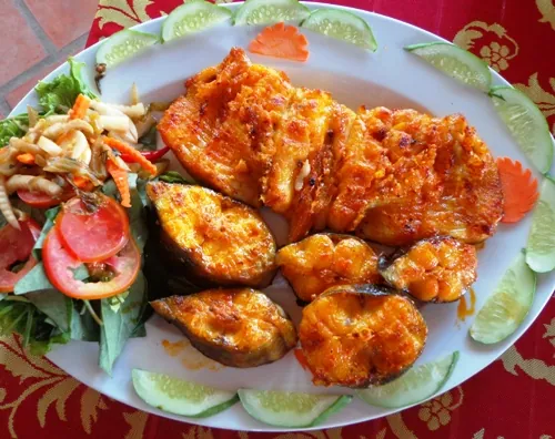 Đến Đắk Nông phải thưởng thức đặc sản cá lăng nướng