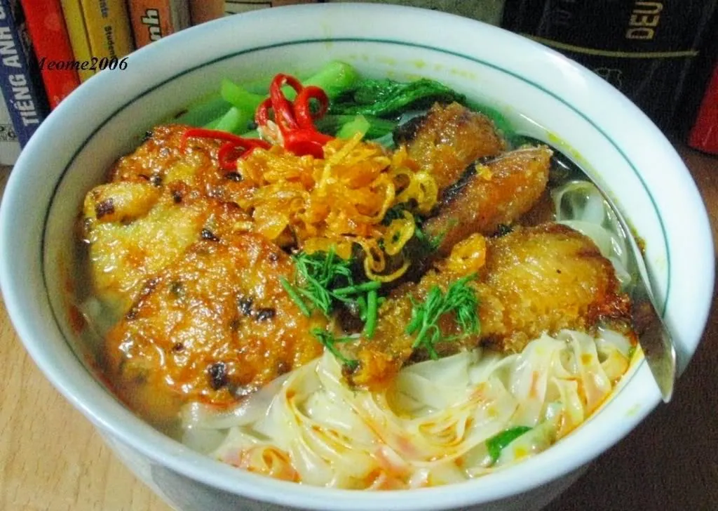 Canh bánh đa cá Quỳnh Côi món ngon của vùng đất Thái Bình
