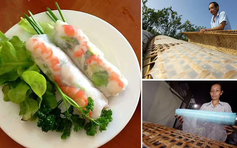 Đặc sản làng nghề bánh tráng cù lao Mây