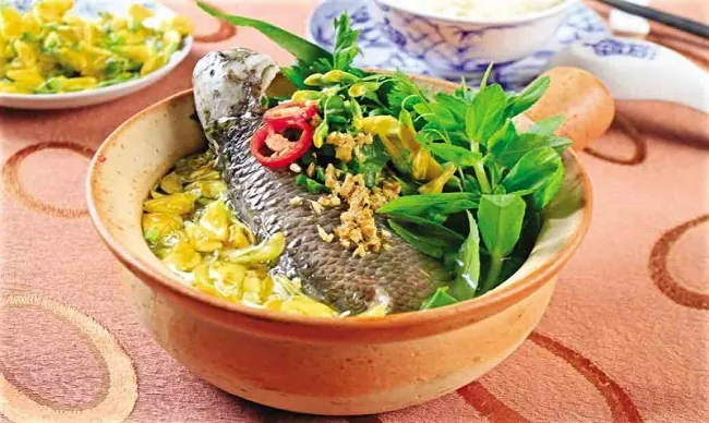Canh chua cá rô – Món ngon dân dã ở Ninh Bình