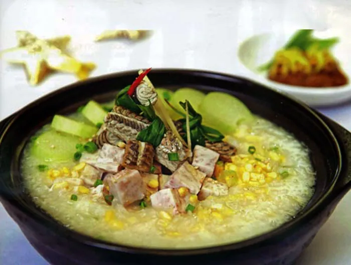 Ngon đậm đà món cháo lươn xanh Quảng Nam