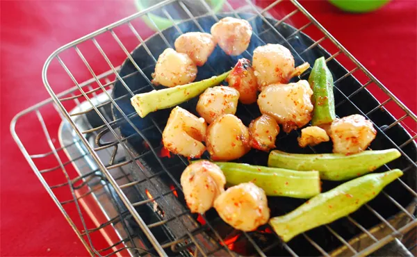 Đến Phú Quốc thưởng thức còi biên mai nướng