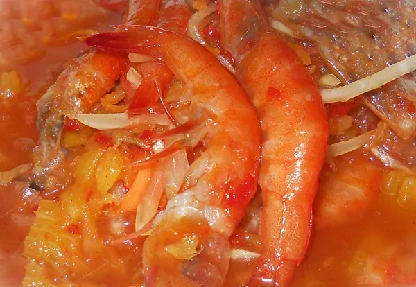 Món tôm chua Ba Bể vị ngọt say lòng thực khách