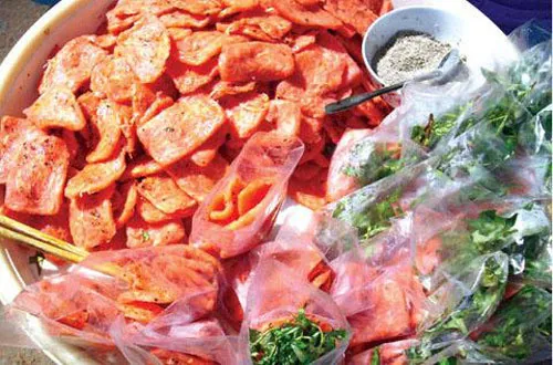 Ăn chay nhớ món nem bưởi Tây Ninh