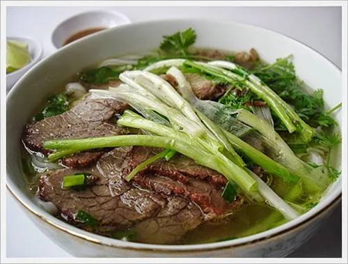 Nét ngon đặc trưng của món phở bò Nam Định