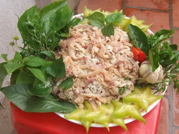 Món đặc sản gỏi cá nhệch Kim Sơn, Ninh Bình nổi tiếng