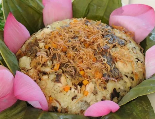 Xôi cá rô món đặc sản ngon mê ly của Nam Định
