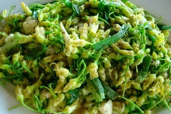 Món ăn ngon tuyệt với từ đặc sản bông mỏ quạ miền Tây