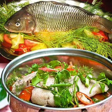 Lẩu cá chép nấu riêu ngon không thể tả