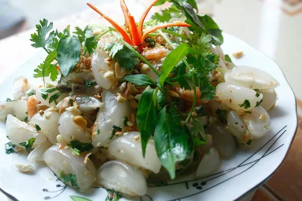 Gỏi bòn bon thơm ngon đậm tình xứ Quảng