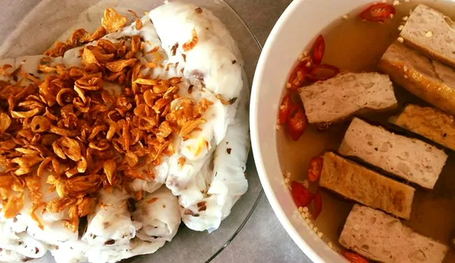 Bánh cuốn làng Kênh Nam Định món ngon vang danh một vùng