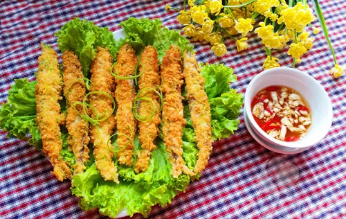 Cách làm món trứng cá chiên xù ăn hết cơm