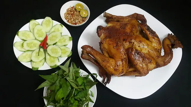 Rủ nhau làm món gà nướng muối ớt lên mâm bảo đảm nghiêm