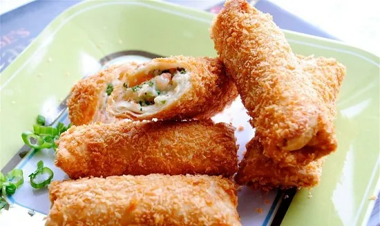 Cách làm món nem hải sản chiên xù giòn ngon cực đã miệng