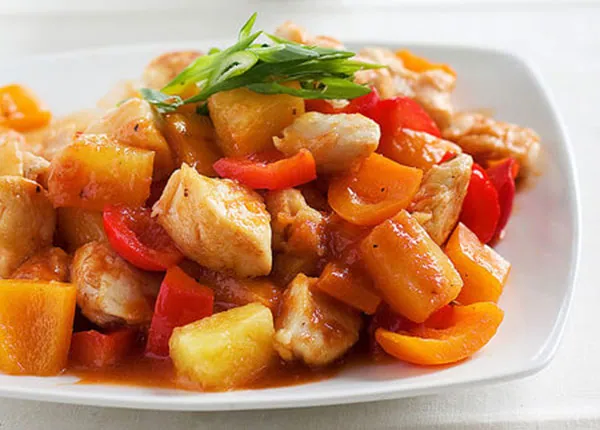 Gà xào chua ngọt tưởng không ngon mà ngon không tưởng