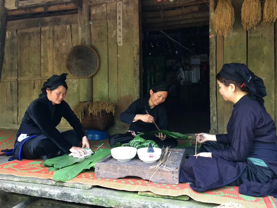 Bánh chưng đen Cao Bằng – sản vật không thể thiếu trong dịp Tết Nguyên đán