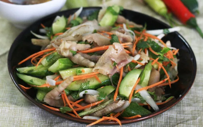 Nộm chân gà rút xương ,món ngon cả nhà đều thích