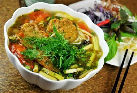 Cách nấu món bún cá rau cần đúng chuẩn miền Bắc