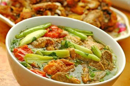Thưởng thức bún cá rô đồng nổi tiếng xứ Hà Nam