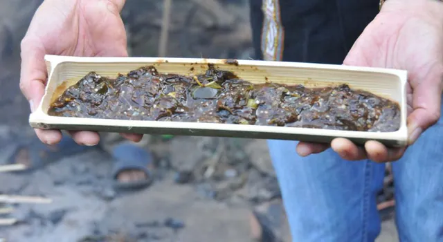 Món ăn đãi khách quý của người Tây Nguyên “Canh thụt và đòn mây”