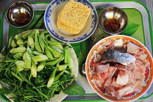 Đặc sản lẩu cá chẽm, món dân dã trên đảo Thạnh An