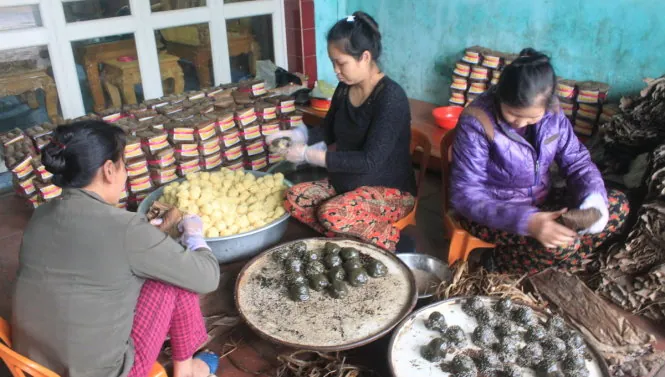 Đặc sản nổi tiếng “Bánh gai Tứ trụ” xứ Thanh