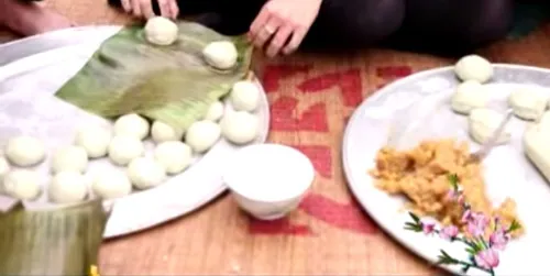 Đặc sản bánh vắt vai của người dân tộc Cao Lan Bắc Giang