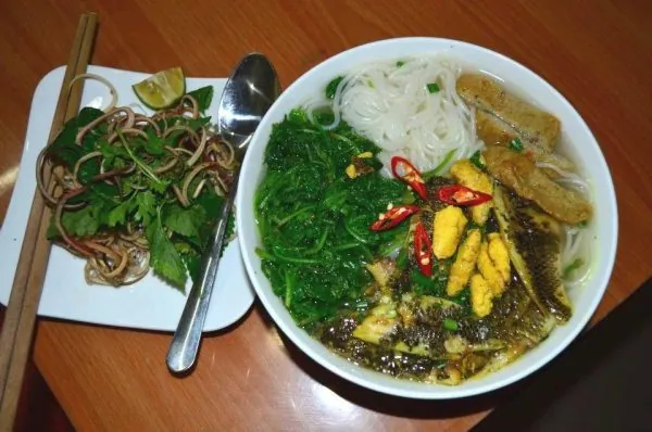 Dân dã và bình dị nhưng mang đậm hương vị đặc sắc với bún cá rô đồng Hải Dương