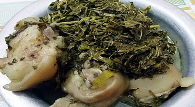 Đặc sản độc đáo rau sắn muối chua Phú Thọ