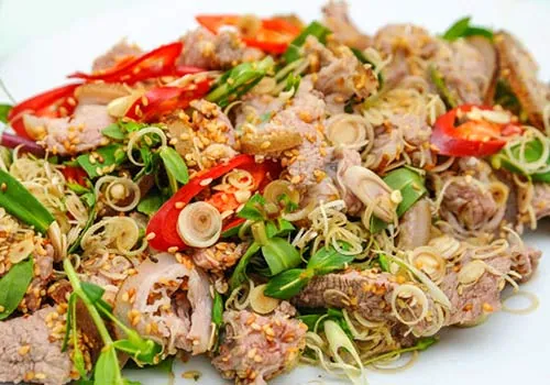Món dê núi tái chanh đặc sản vùng đất Ninh Bình