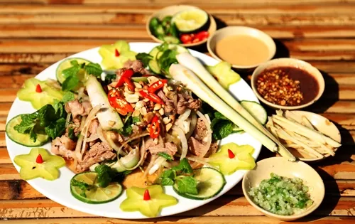 Món dê núi tái chanh đặc sản vùng đất Ninh Bình